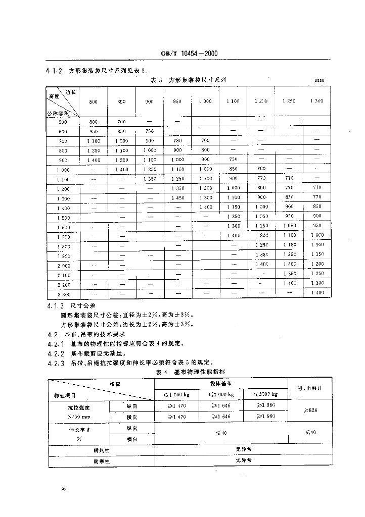 GB/T 10454-2000 标准预览