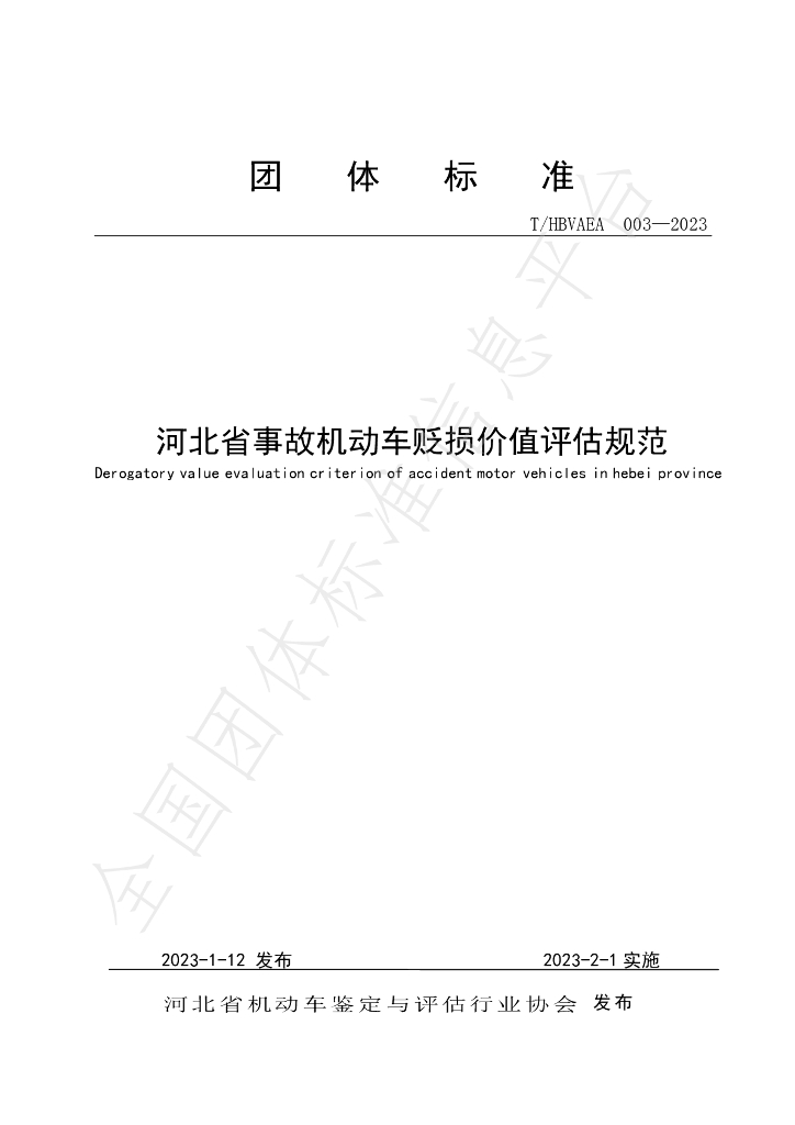 T/HBVAEA 003-2023 标准预览