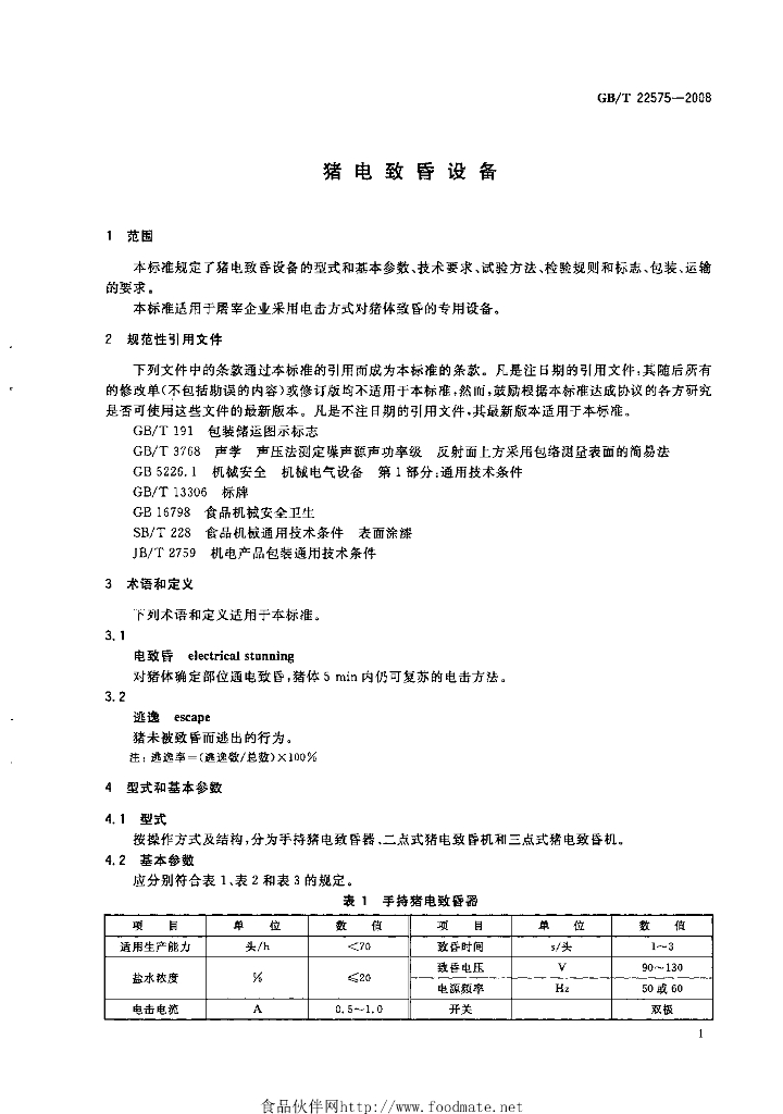 GB/T 22575-2008 标准预览