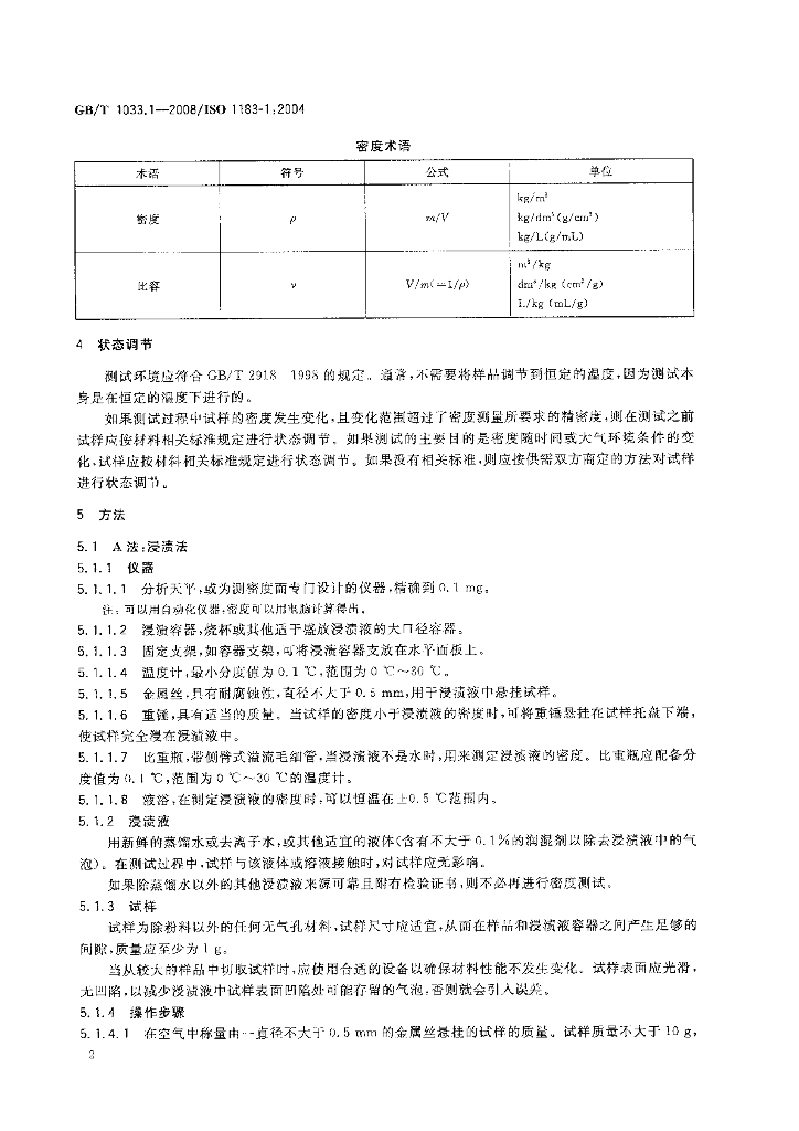 GB/T 1033.1-2008 标准预览