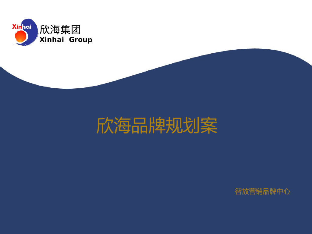 欣海：品牌规划提案版