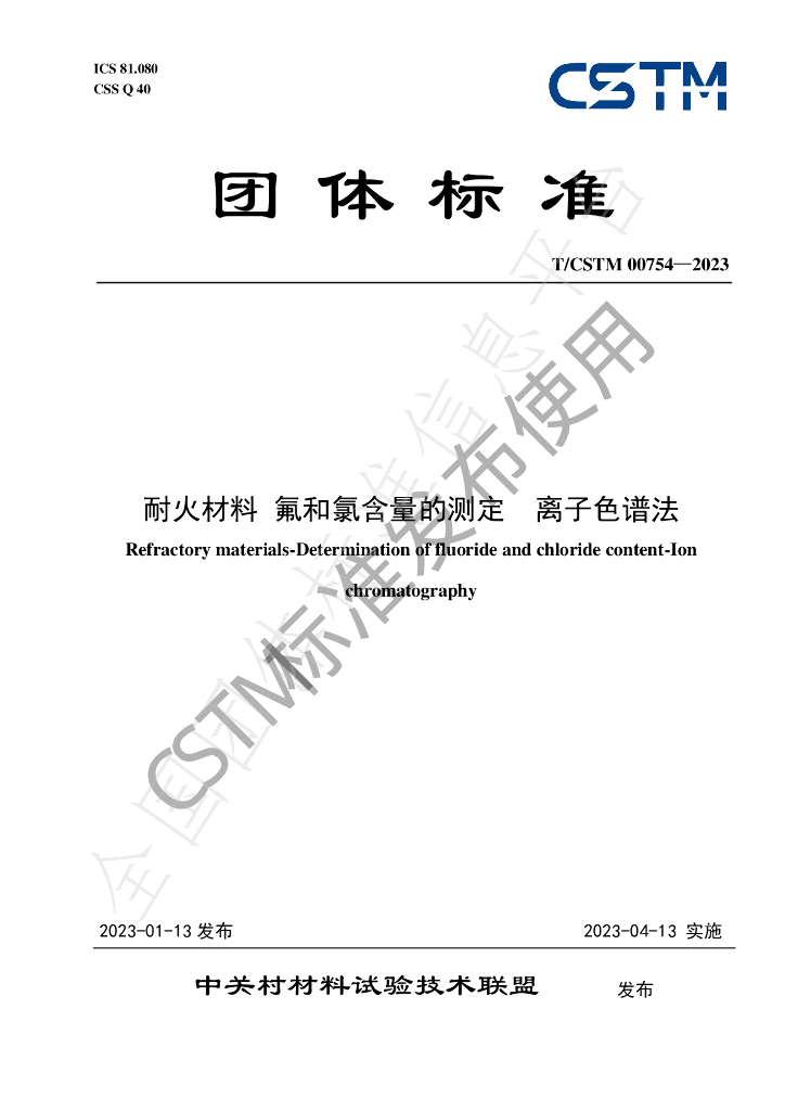 T/CSTM 00754-2023 标准预览