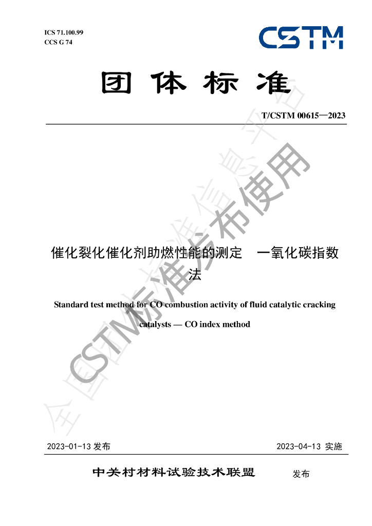 T/CSTM 00615-2023 标准预览