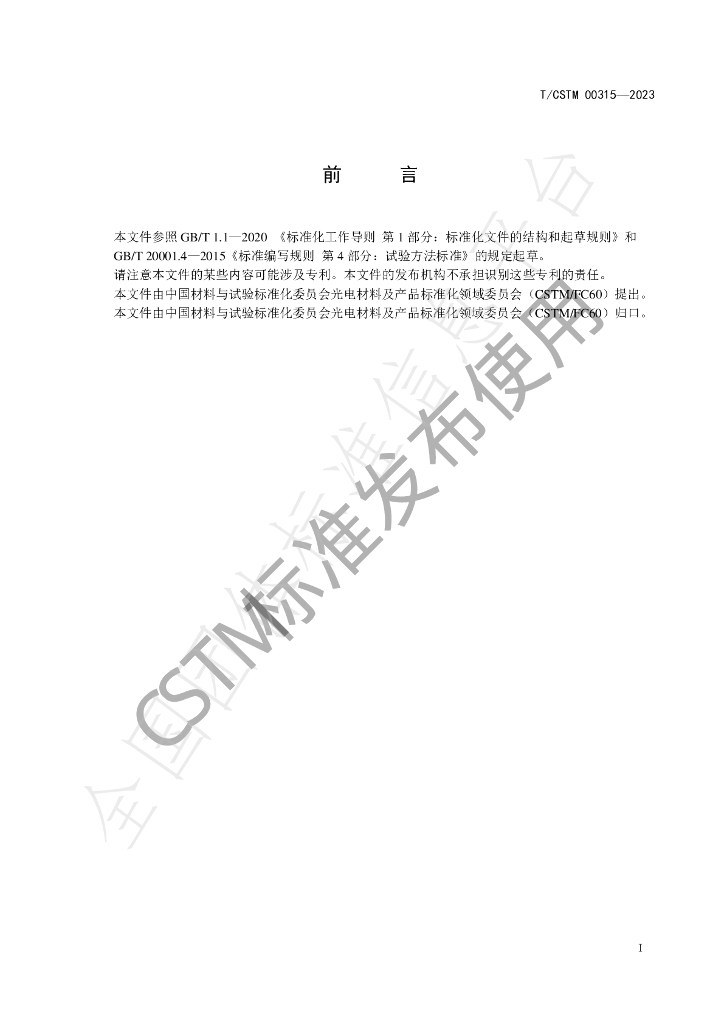 T/CSTM 00315-2023 标准预览