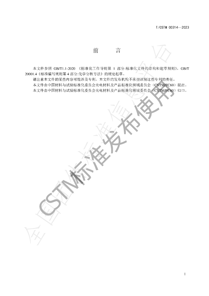 T/CSTM 00314-2023 标准预览