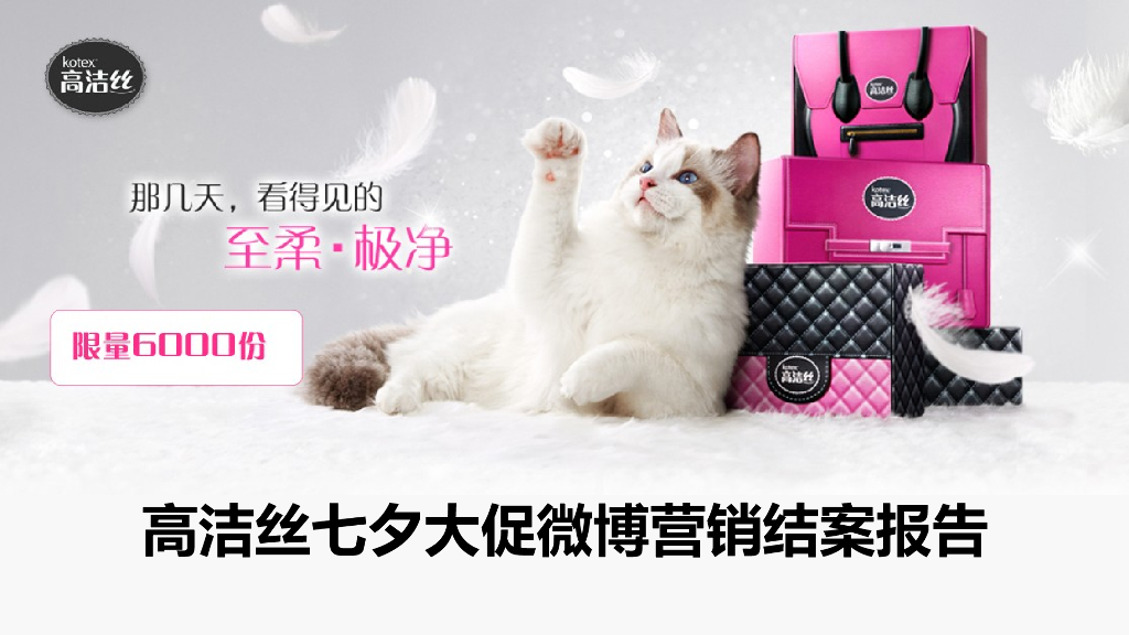 高洁丝：七夕项目微博营销结案报告