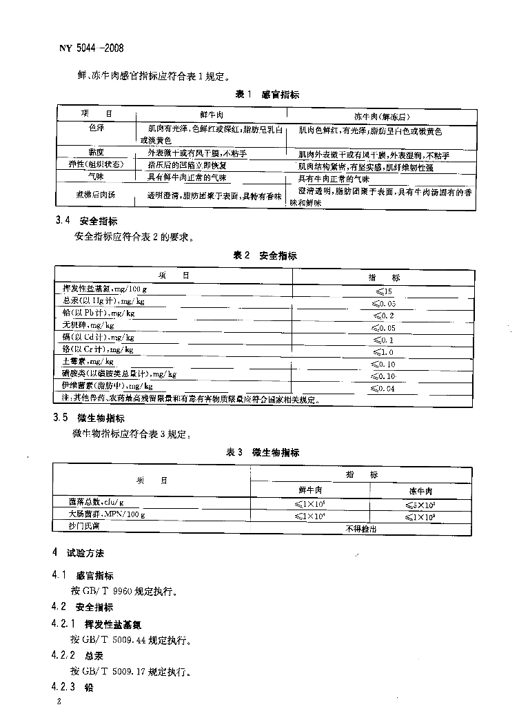 NY 5044-2008 标准预览
