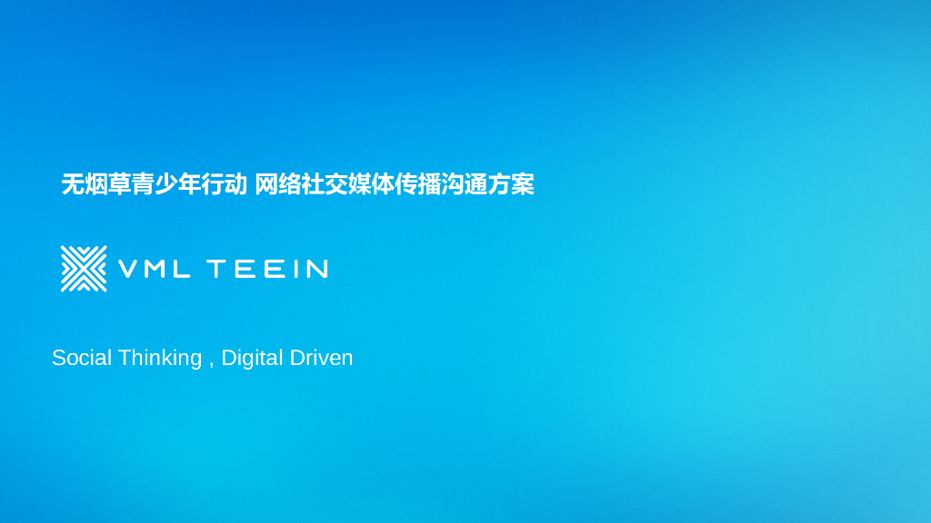 北京控烟无烟草青少年行动社会化营销规划