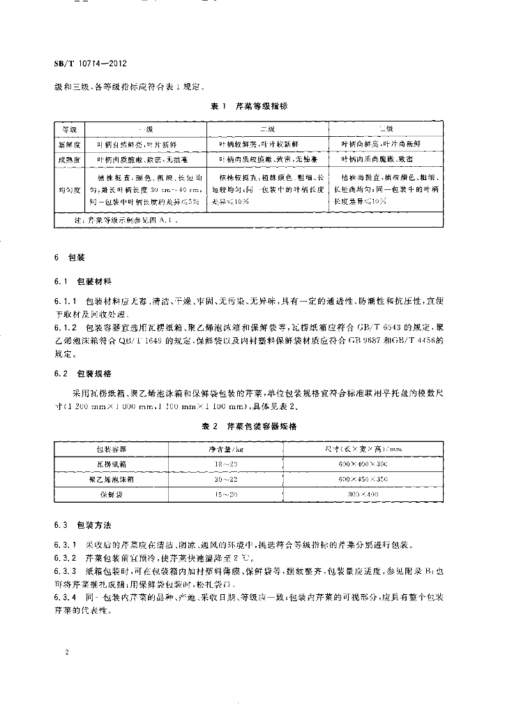 SB/T 10714-2012 标准预览