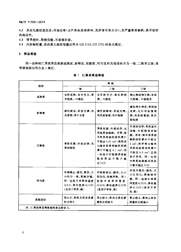 SB/T 11100-2014 标准预览