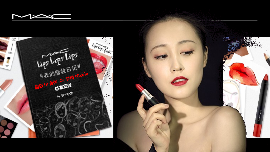 2018MAC唇妆日记投放结案报告