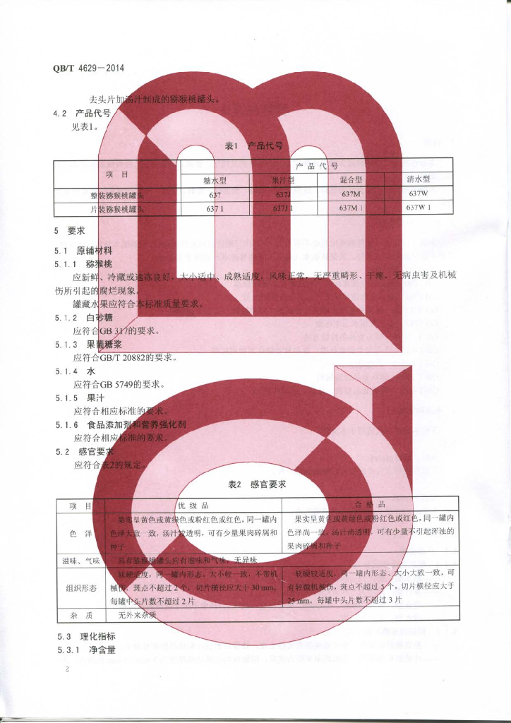 QB/T 4629-2014 标准预览