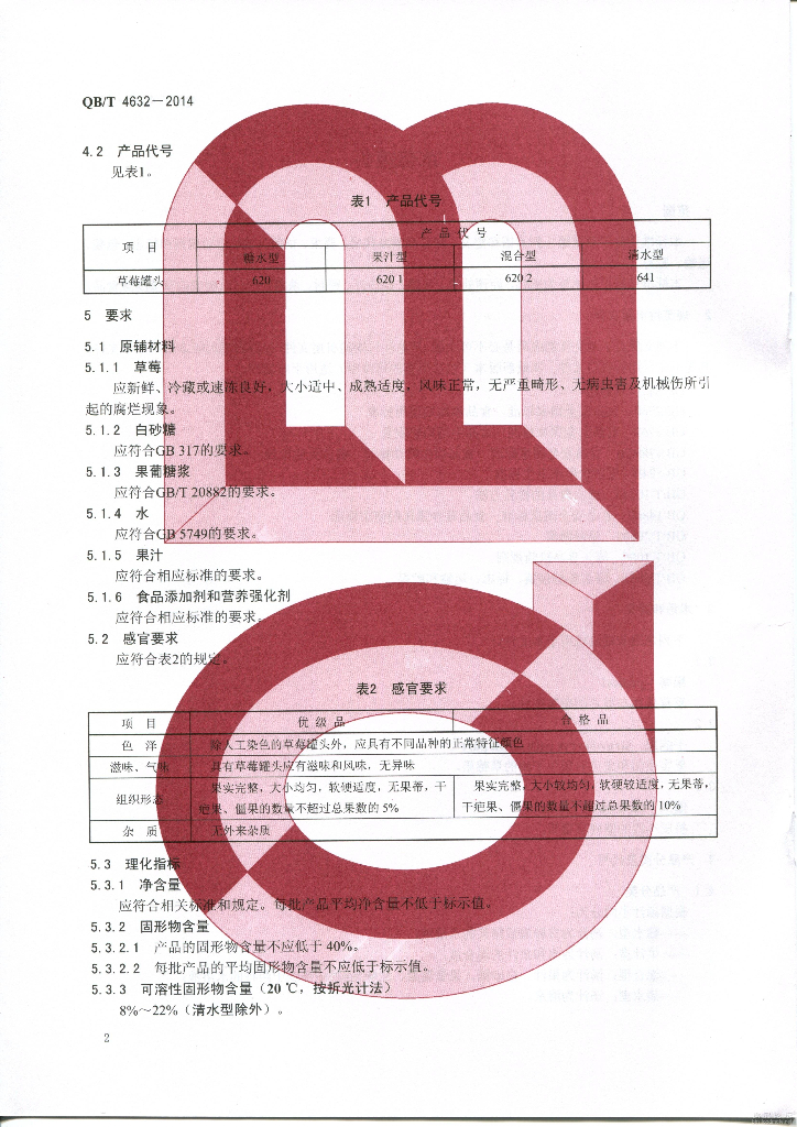QB/T 4632-2014 标准预览