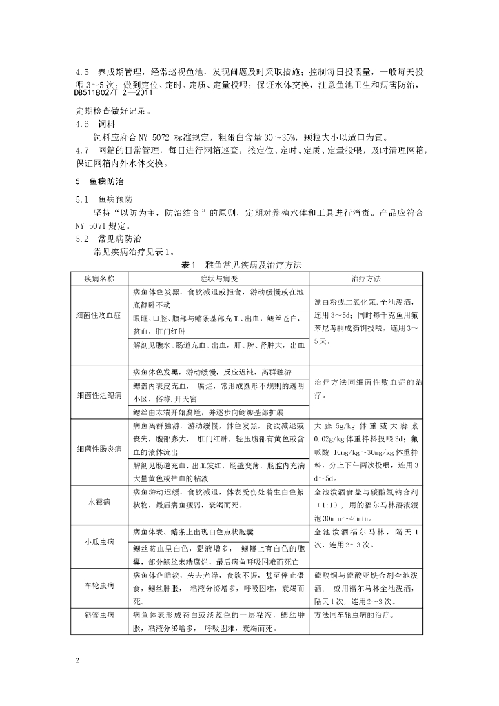 DB511802/T 2-2011 标准预览