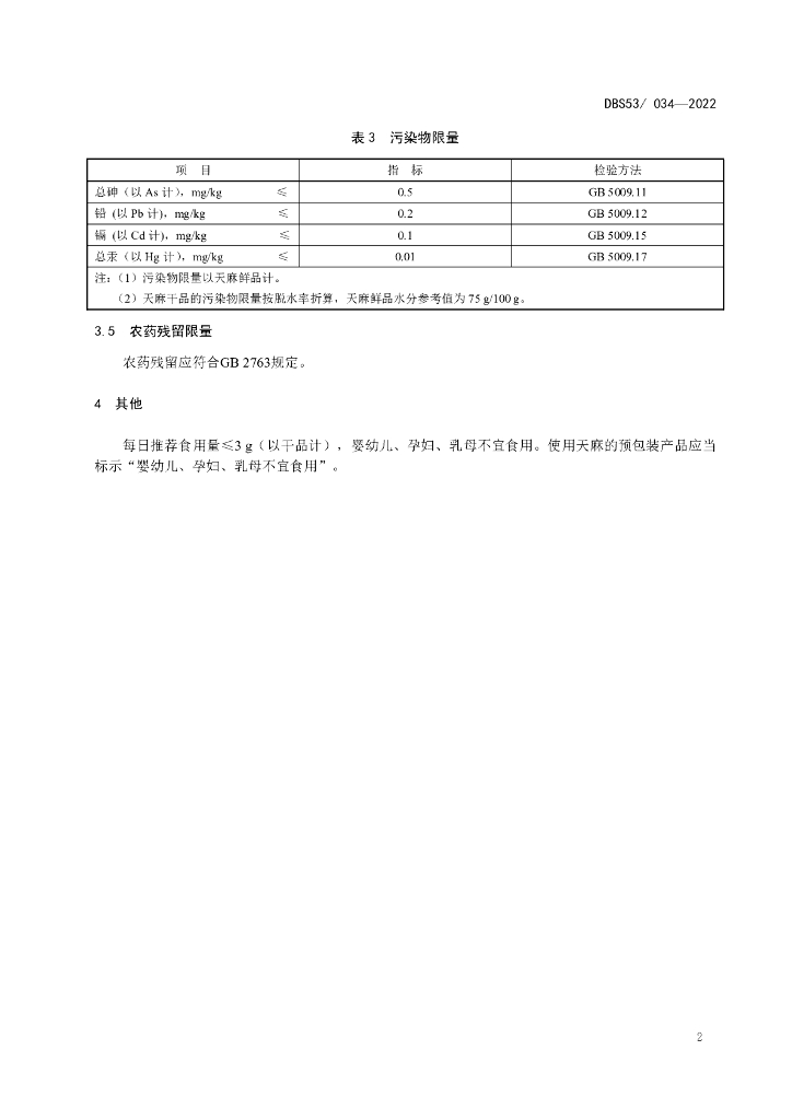 DBS53/ 034-2022 标准预览