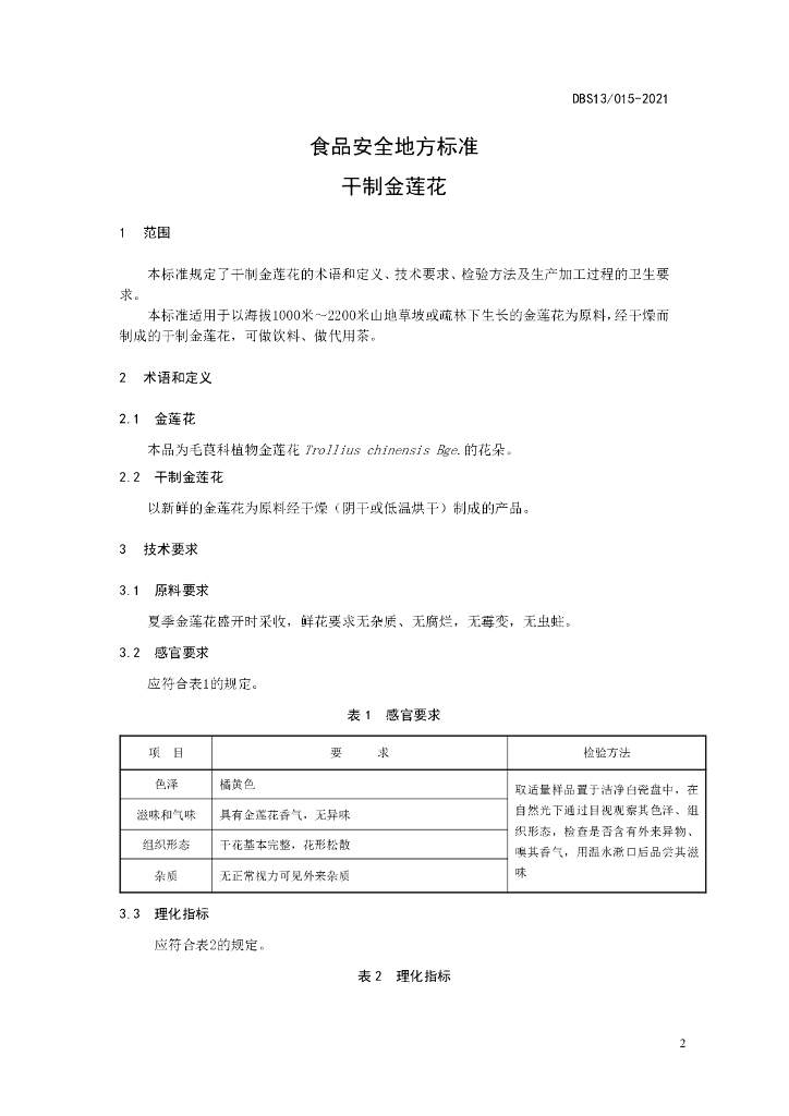 DBS13/ 015-2021 标准预览
