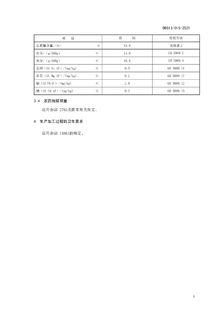 DBS13/ 015-2021 标准预览