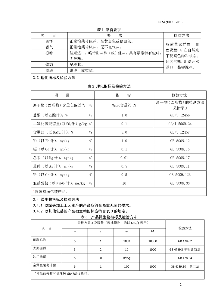 DBS42/ 009-2016 标准预览