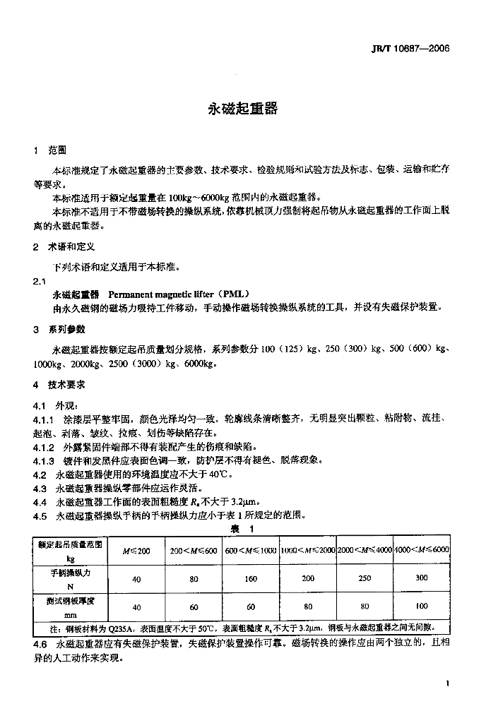 JB/T 10687-2006 标准预览
