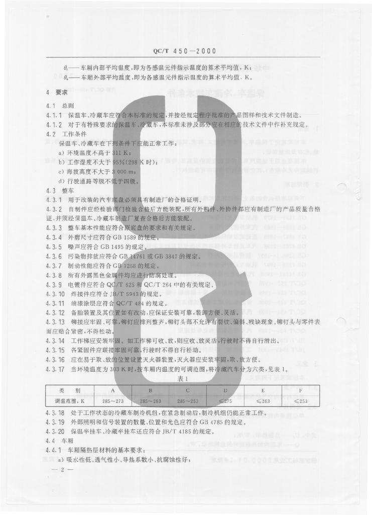 QC/T 450-2000 标准预览