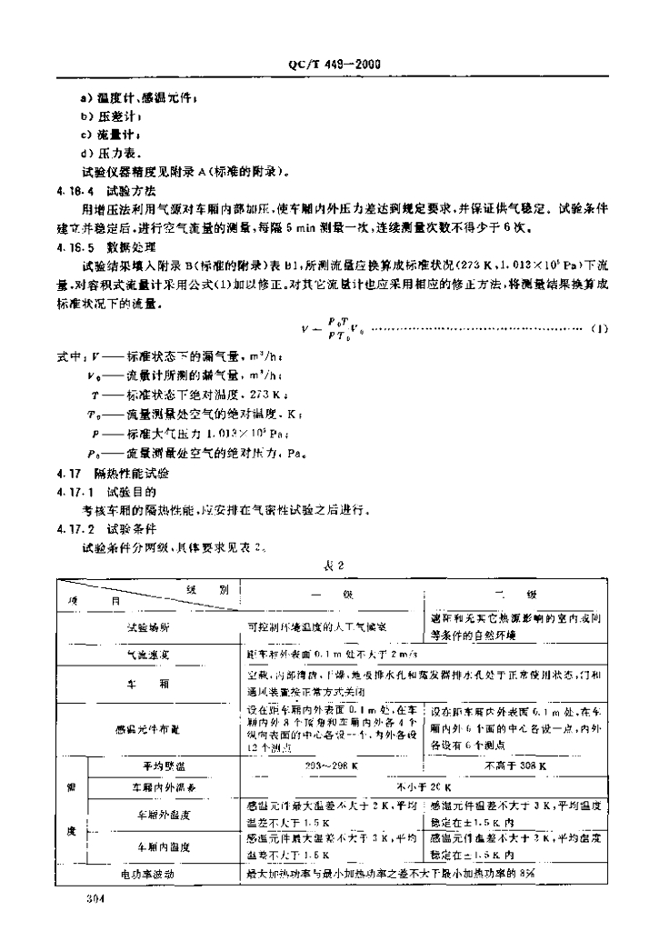 QC/T 449-2000 标准预览