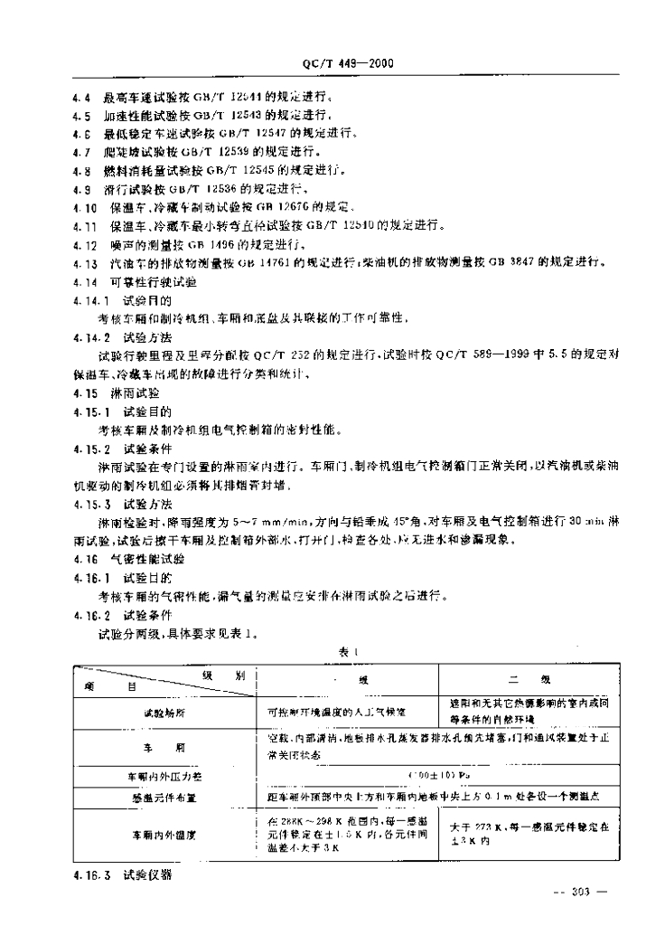 QC/T 449-2000 标准预览