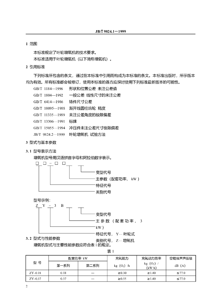 JB/T 9824.1-1999 标准预览