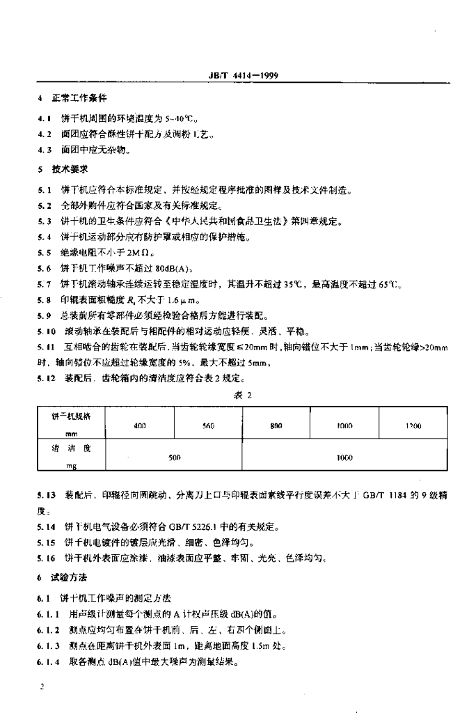 JB/T 4414-1999 标准预览