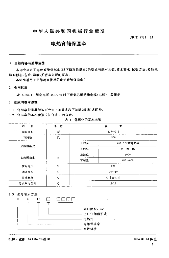 JB/T 7719-1995 标准预览