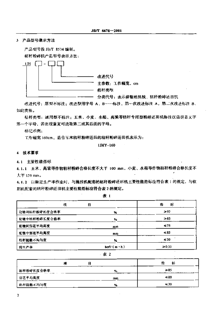 JB/T 6678-2001 标准预览