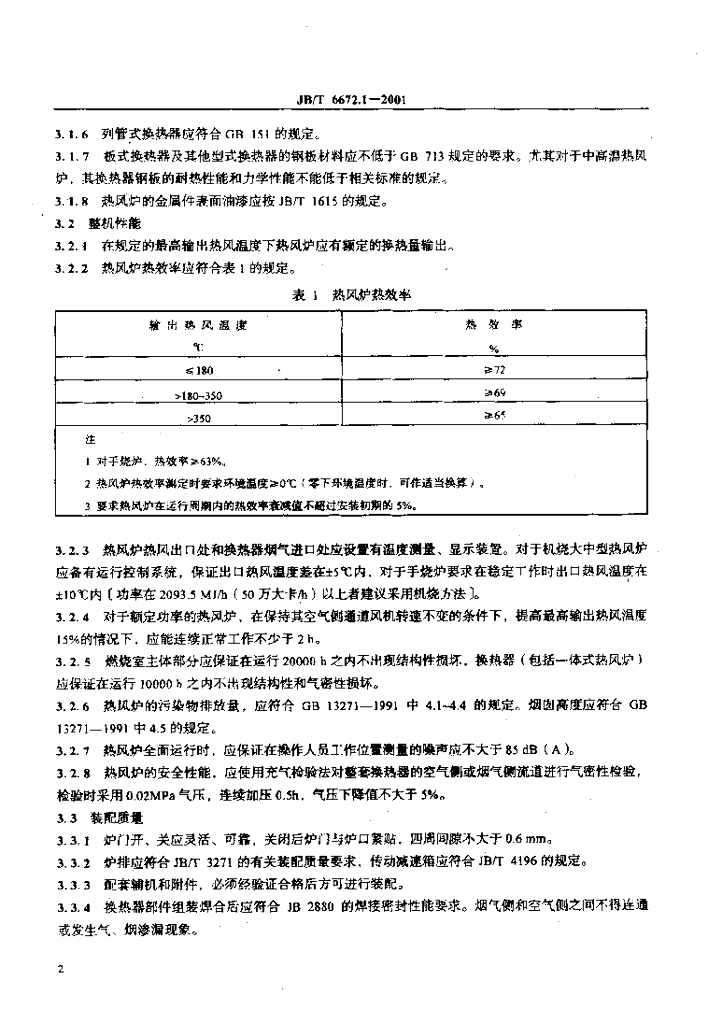 JB/T 6672.1-2001 标准预览