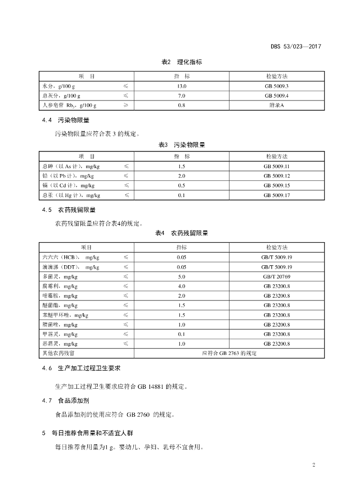 DBS53/ 023-2017 标准预览