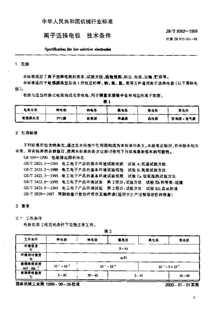 JB/T 9362-1999 标准预览