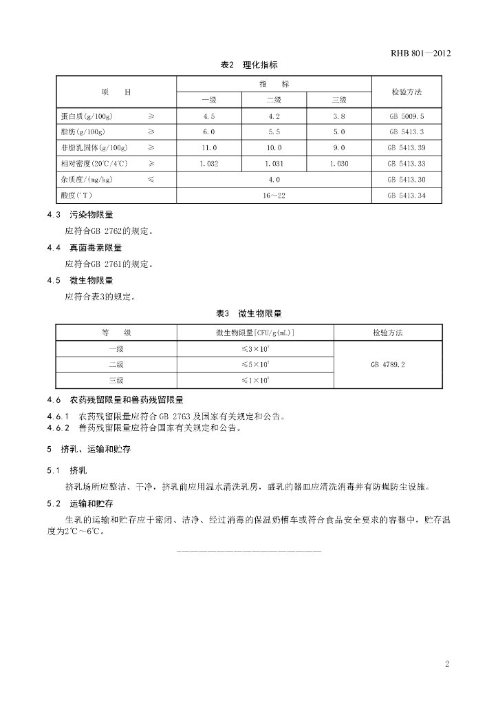 RHB 801-2012 标准预览
