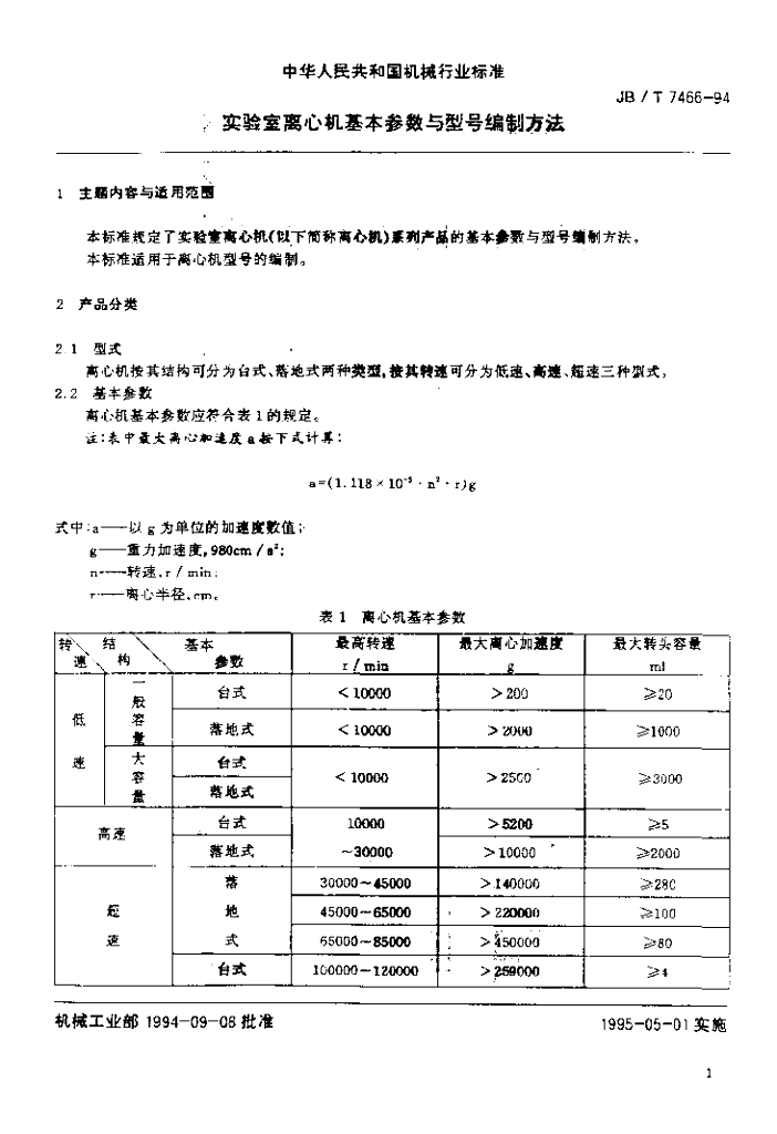 JB/T 7466-1994 标准预览