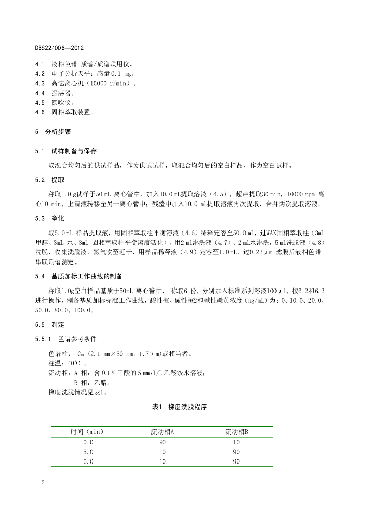 DBS22/ 006-2012 标准预览