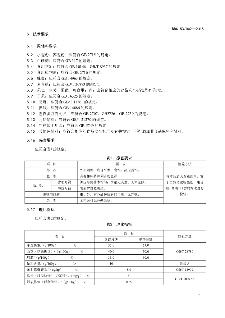 DBS53/ 002-2015 标准预览