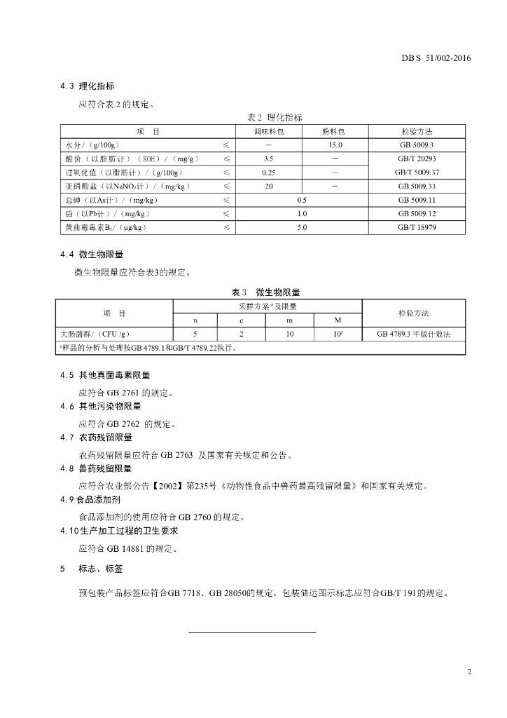 DBS51/ 002-2016 标准预览