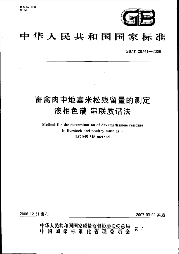 GB/T 20741-2006 标准预览