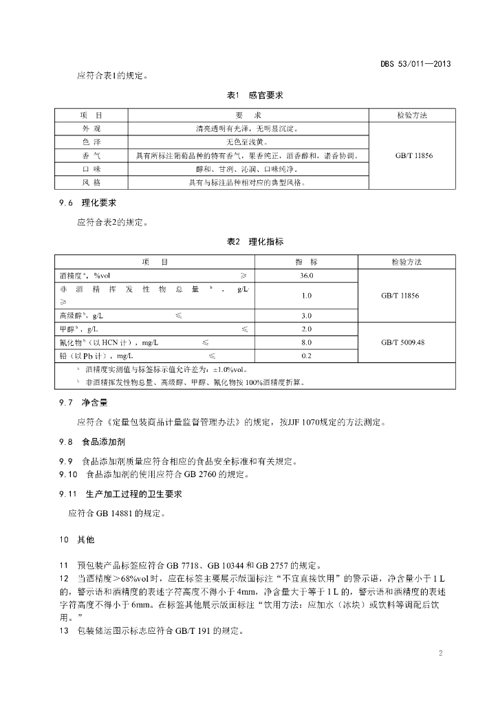 DBS53/ 011-2013 标准预览