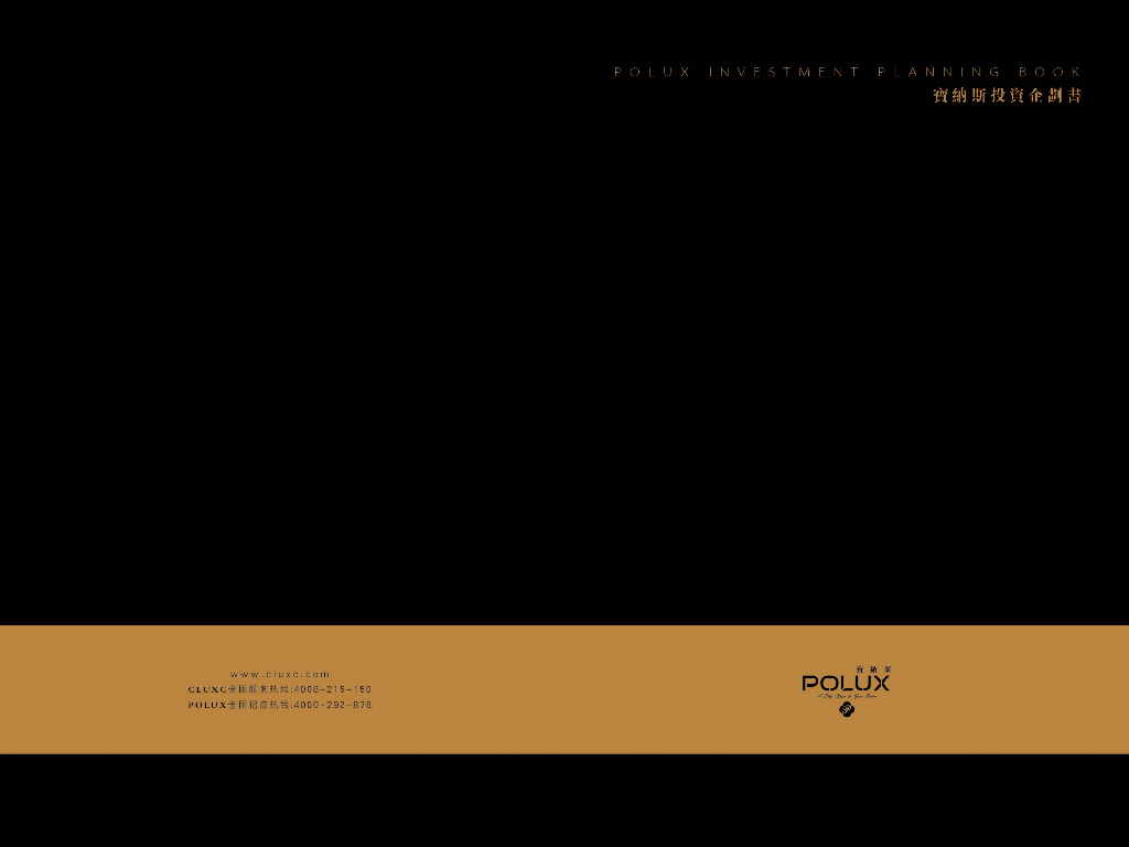 POLUX-宝纳斯投资企划书
