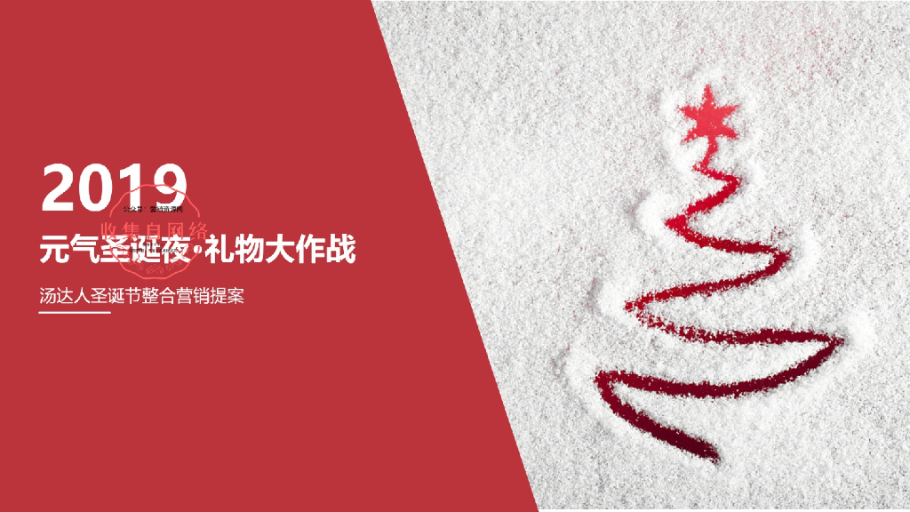 2019汤达人元气圣诞狂欢夜整合营销方案
