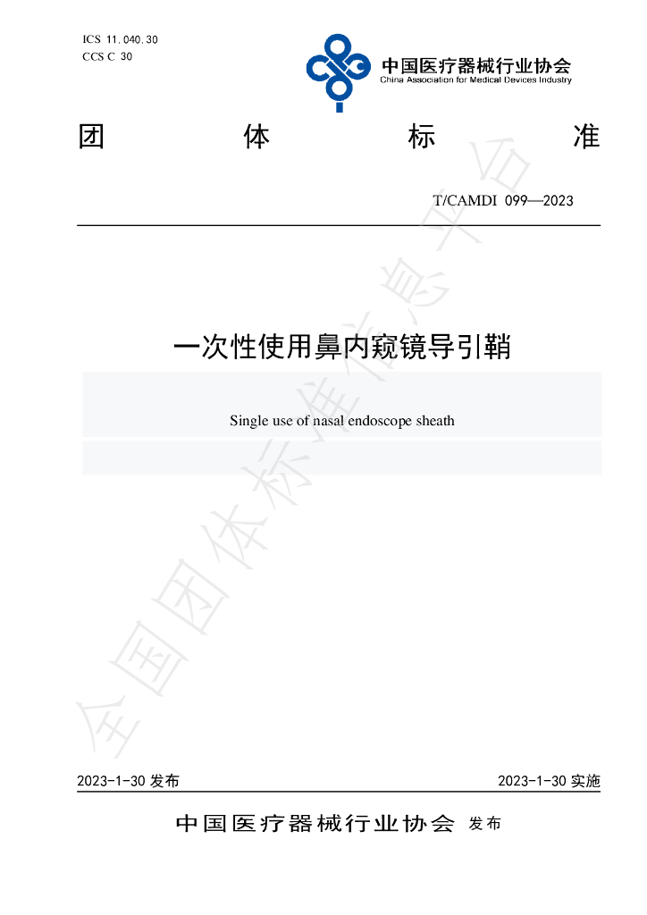 T/CAMDI 099-2023 标准预览