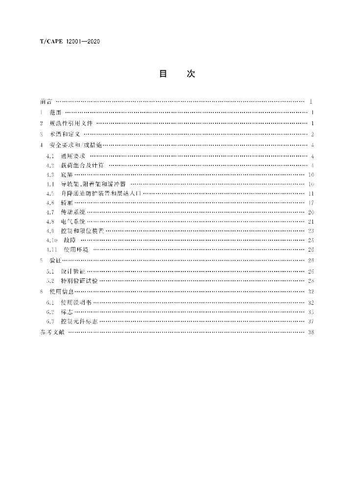 T/CAPE 12001-2020 标准预览