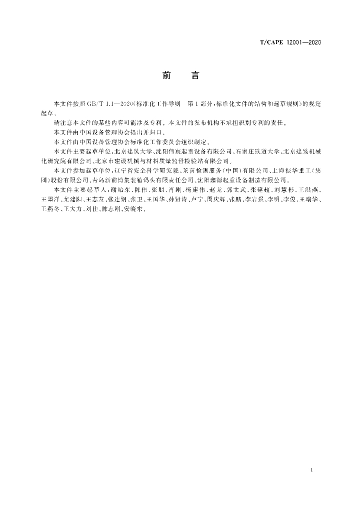 T/CAPE 12001-2020 标准预览