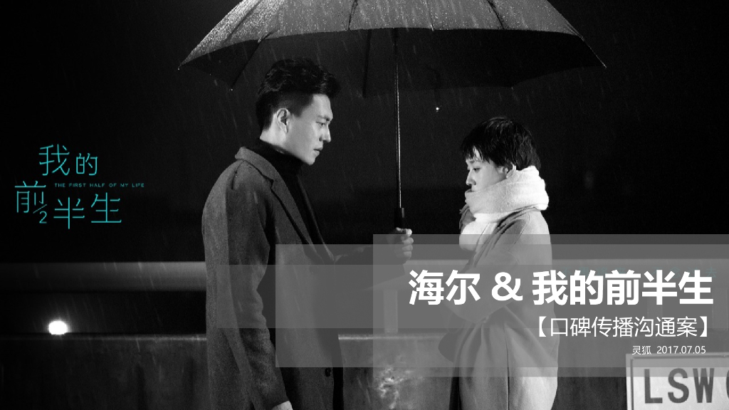 海尔&我的前半生口碑传播沟通案