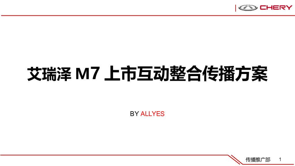 艾瑞泽M7上市互动传播方案