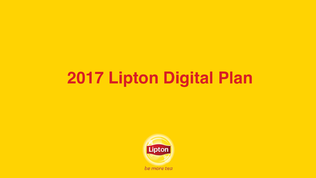 Lipton one year plan RCG（立顿年度规划）