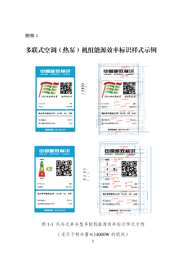 多联式空调（热泵）机组能源效率标识实施规则（修订）（征求意见稿）_第10页