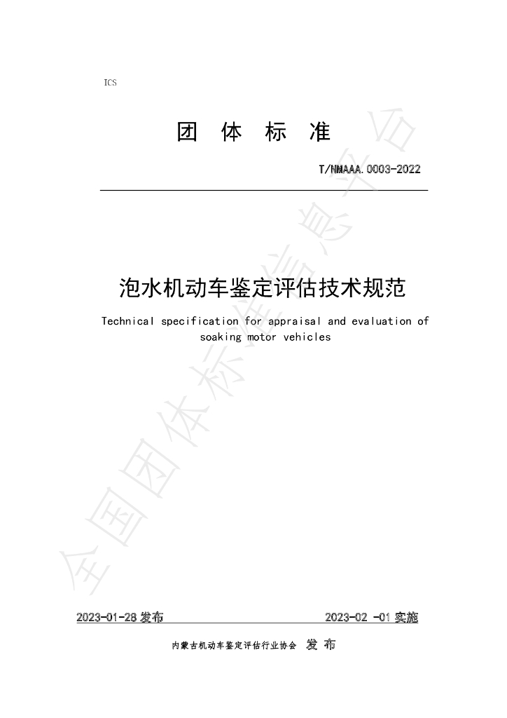 T/NMAAA 0003-2022 标准预览